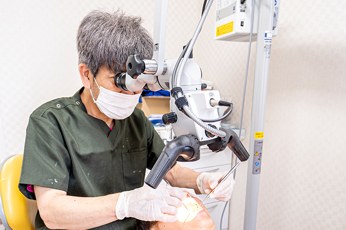 もちづき歯科医院 マイクロスコープ
